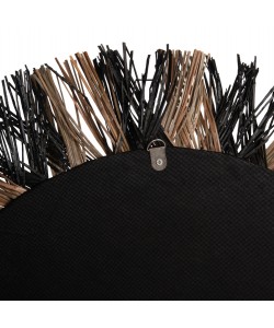 ΚΑΘΡΕΠΤΗΣ ΤΟΙΧΟΥ HM7833 ΜΕ ΠΛΕΚΤΟ ΠΛΑΙΣΙΟ MENDONG GRASS Φ70εκ ΣΕ ΜΑΥΡΟ & ΦΥΣΙΚΟ