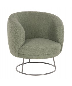 ΠΟΛΥΘΡΟΝΑ ARIEN HM8403.27 ΥΦΑΣΜΑ ΜΠΟΥΚΛΕ ΦΥΣΤΙΚΙ ΜΕ ΑΣΗΜΙ ΒΑΣΗ 78x75x84Υεκ.