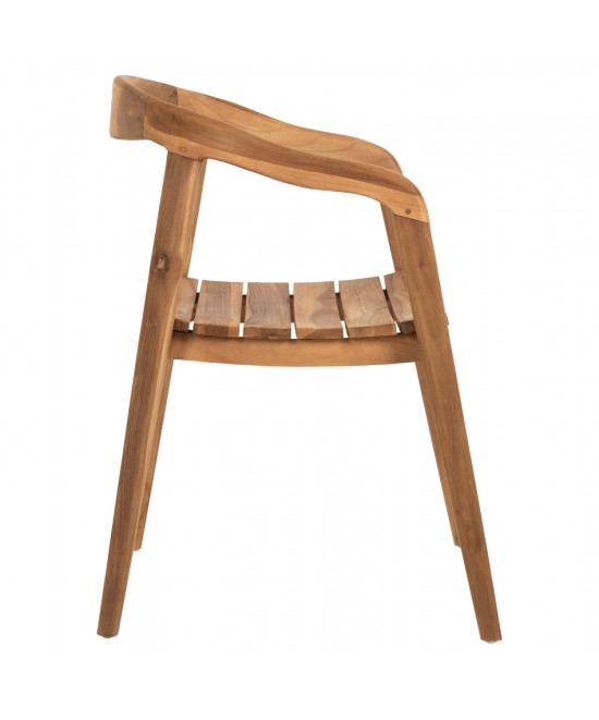 ΠΟΛΥΘΡΟΝΑ DEUS HM9621 ΞΥΛΟ TEAK 54x56x76Yεκ.