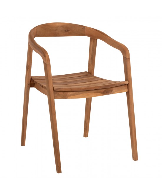 ΠΟΛΥΘΡΟΝΑ DEUS HM9621 ΞΥΛΟ TEAK 54x56x76Yεκ.