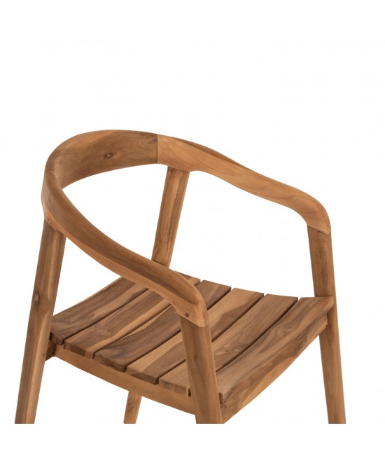 ΠΟΛΥΘΡΟΝΑ DEUS HM9621 ΞΥΛΟ TEAK 54x56x76Yεκ.