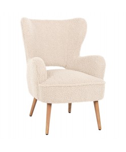 ΜΠΕΡΖΕΡΑ ΠΟΛΥΘΡΟΝΑ MYLIE ΛΕΥΚΟ ΜΠΟΥΚΛΕ HM8394.23 66x76x90Υ εκ.