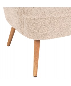 ΜΠΕΡΖΕΡΑ ΠΟΛΥΘΡΟΝΑ MYLIE ΛΕΥΚΟ ΜΠΟΥΚΛΕ HM8394.23 66x76x90Υ εκ.