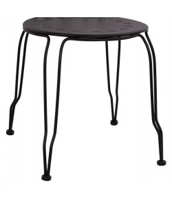 ΚΑΡΕΚΛΑ ΜΕΤΑΛΛΙΚΗ AMORE ΜΑΥΡΗ 42x48x90 εκ. HM5007.11