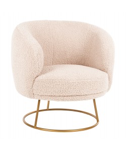 ΠΟΛΥΘΡΟΝΑ ARIEN HM8403.20 ΥΦΑΣΜΑ ΜΠΟΥΚΛΕ ΕΚΡΟΥ ΜΕ ΧΡΥΣΗ ΒΑΣΗ 78x75x84Υεκ.