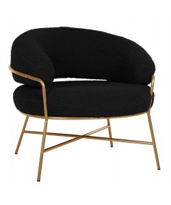 ΠΟΛΥΘΡΟΝΑ TRUDI HM8639.24 ΑΠΟ ΜΠΟΥΚΛΕ ΜΑΥΡΟ ΜΕ ΧΡΥΣΟ ΣΚΕΛΕΤΟ 84x79x76Υ εκ.