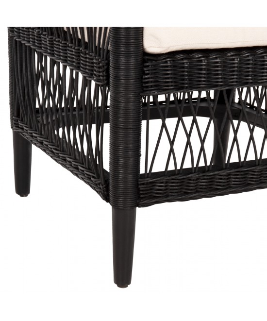 ΠΟΛΥΘΡΟΝΑ MALAWI HM9635.03 ΞΥΛΟ ΜΑΟΝΙ ΜΕ RATTAN ΜΑΥΡΟ-ΛΕΥΚΟ ΜΑΞΙΛΑΡΙ 80x70x86Υεκ.