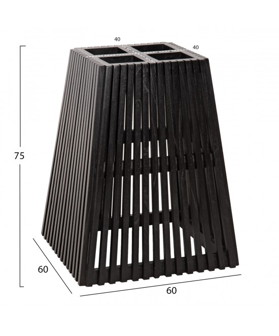ΒΑΣΗ ΤΡΑΠΕΖΙΟΥ ΕΣΩΤ.ΧΩΡΟΥ ΤΕΤΡΑΓΩΝΗ FRANTZ HM9460.02 ΞΥΛΟ MINDI ΣΕ ΜΑΥΡΟ 60x60x75Y εκ. ΒΑΣΗ ΤΡΑΠΕΖΙΟΥ ΕΣΩΤ.ΧΩΡΟΥ ΤΕΤΡΑΓΩΝΗ FRANTZ HM9460.02 ΞΥΛΟ MINDI ΣΕ ΜΑΥΡΟ 60x60x75Y εκ.