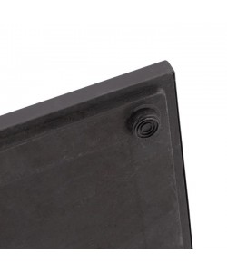 ΒΑΣΗ ΜΕΤΑΛΛΙΚΗ ΓΚΡΙ 40X40X72Υεκ. ΜΕ ΡΕΓΟΥΛΑΤΟΡΟΥΣ HM421.20