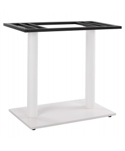 ΒΑΣΗ ΜΕΤΑΛΛΙΚΗ ΔΙΠΛΗ ΛΕΥΚΗ ΜΑΤ 80Χ40Χ72Υεκ. ΜΕ ΡΕΓΟΥΛΑΤΟΡΟΥΣ HM435.12