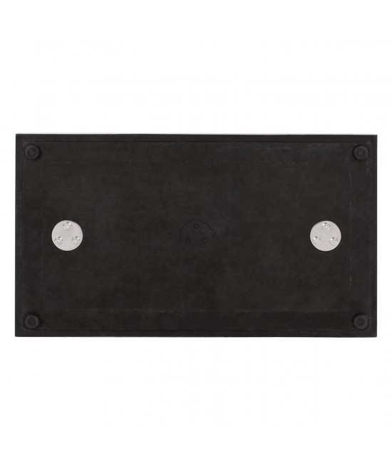 ΒΑΣΗ ΜΕΤΑΛΛΙΚΗ ΔΙΠΛΗ ΛΕΥΚΗ ΜΑΤ 80Χ40Χ72Υεκ. ΜΕ ΡΕΓΟΥΛΑΤΟΡΟΥΣ HM435.12