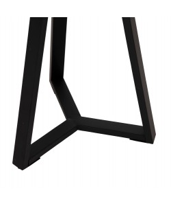 ΒΟΗΘΗΤΙΚΟ ΤΡΑΠΕΖΑΚΙ ROCKET HM9587.02 MDF ΓΚΡΙ ΜΑΡΜΑΡΟ-ΜΑΥΡΗ ΜΕΤΑΛΛΙΚΗ ΒΑΣΗ Φ45x55Υεκ.