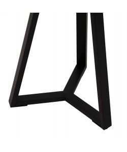 ΒΟΗΘΗΤΙΚΟ ΤΡΑΠΕΖΑΚΙ ROCKET HM9587.04 MDF ΚΑΡΥΔΙ-ΜΑΥΡΗ ΜΕΤΑΛΛΙΚΗ ΒΑΣΗ Φ45x55Υεκ.