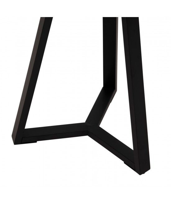ΒΟΗΘΗΤΙΚΟ ΤΡΑΠΕΖΑΚΙ ROCKET HM9587.04 MDF ΚΑΡΥΔΙ-ΜΑΥΡΗ ΜΕΤΑΛΛΙΚΗ ΒΑΣΗ Φ45x55Υεκ.