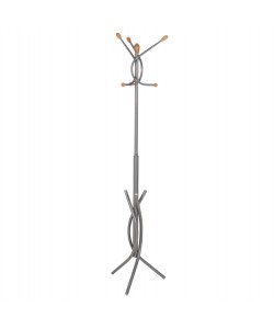 ΚΑΛΟΓΕΡΟΣ ΜΕΤΑΛΛΙΚΟΣ HM9575.40 ΣΕ ΑΣΗΜΙ ΧΡΩΜΑ-7 ΣΗΜΕΙΑ ΚΡΕΜΑΣΗΣ 41x41x176Y εκ.