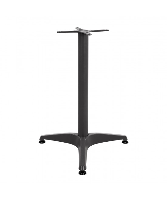 ΒΑΣΗ ΑΛΟΥΜΙΝΙΟΥ 3ΝΥΧΗ 54X54Χ68Υεκ. ΜΕ ΣΤΑΥΡΟ 29Χ29εκ. HM449 ΓΚΡΙ