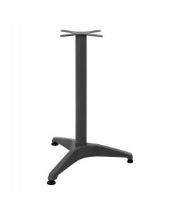 ΒΑΣΗ ΑΛΟΥΜΙΝΙΟΥ 3ΝΥΧΗ 54X54Χ68Υεκ. ΜΕ ΣΤΑΥΡΟ 29Χ29εκ. HM449 ΓΚΡΙ