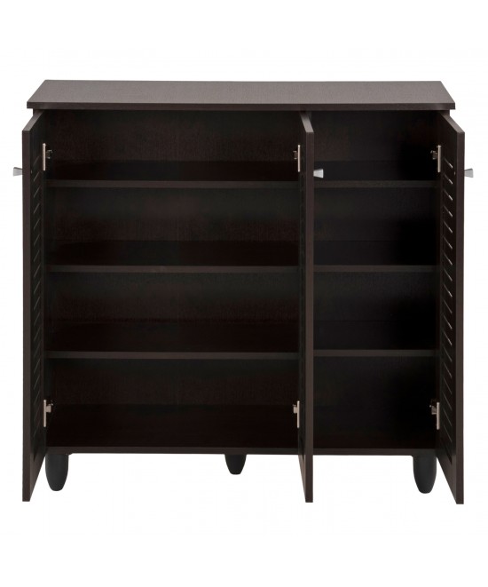 ΠΑΠΟΥΤΣΟΘΗΚΗ-ΝΤΟΥΛΑΠΑ PROLLY HM9609.01 ΜΕΛΑΜΙΝΗ WENGE-3ΠΟΡΤΕΣ-4ΡΑΦΙΑ 87x32x88Υεκ. ΠΑΠΟΥΤΣΟΘΗΚΗ-ΝΤΟΥΛΑΠΑ PROLLY HM9609.01 ΜΕΛΑΜΙΝΗ WENGE-3ΠΟΡΤΕΣ-4ΡΑΦΙΑ 87x32x88Υεκ.