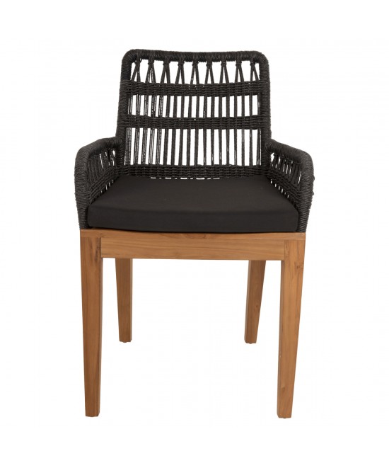 ΠΟΛΥΘΡΟΝΑ STARDOM HM9760.03 ΞΥΛΟ ΤΕΑΚ ΣΕ ΜΕΛΙ ΚΑΙ ΜΑΥΡΟ ΣΧΟΙΝΙ 57x65x83Yεκ.