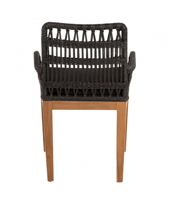 ΠΟΛΥΘΡΟΝΑ STARDOM HM9760.03 ΞΥΛΟ ΤΕΑΚ ΣΕ ΜΕΛΙ ΚΑΙ ΜΑΥΡΟ ΣΧΟΙΝΙ 57x65x83Yεκ.