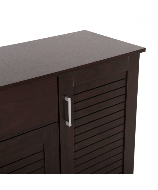 ΠΑΠΟΥΤΣΟΘΗΚΗ-ΝΤΟΥΛΑΠΑ PROΒY HM9607.01 ΜΕΛΑΜΙΝΗ WENGE 120x37,5x121,5Υεκ.