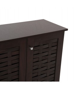 ΠΑΠΟΥΤΣΟΘΗΚΗ-ΝΤΟΥΛΑΠΙ PRODY HM9610.01 ΜΕΛΑΜΙΝΗ WENGE 3 ΠΟΡΤΕΣ 115x34x89Υεκ.