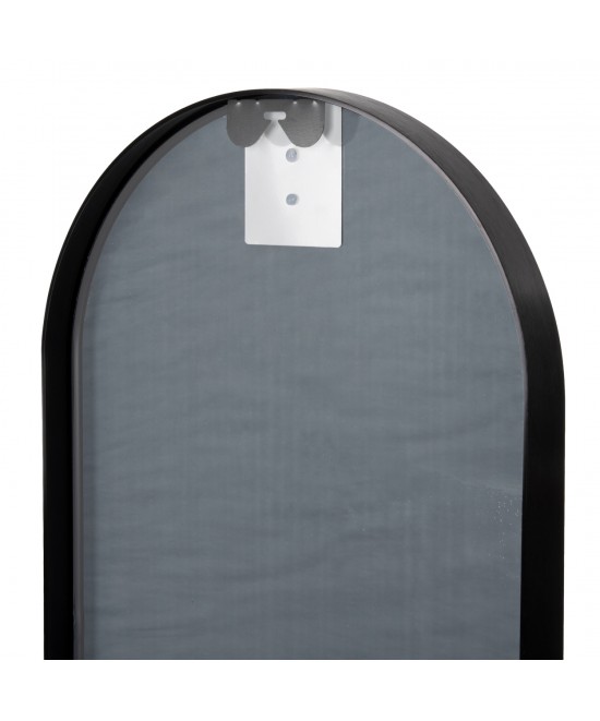 ΚΑΘΡΕΠΤΗΣ ΤΟΙΧΟΥ HM9581.01 ΨΗΛΟΣ ΟΒΑΛ ΣΚΕΛΕΤΟΣ ΑΛΟΥΜΙΝΙΟΥ ΜΑΥΡΟΣ 38,5x4x149Υεκ.