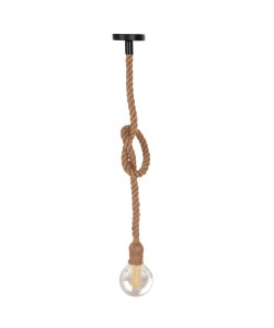 ΦΩΤΙΣΤΙΚΟ ΟΡΟΦΗΣ ΚΡΕΜΑΣΤΟ HM4044 ΣΧΟΙΝΙ 1m ΠΑΧΟΥΣ 2cm ΚΑΛΥΜΜΕΝΟ ΝΤΟΥΙ Ε27