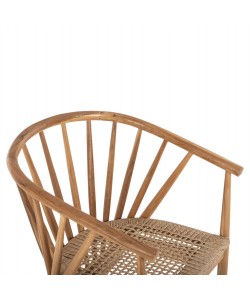 ΠΟΛΥΘΡΟΝΑ PERMAINE HM9825 ΞΥΛΟ ΤΕΑΚ-ΣΥΝΘΕΤΙΚΟ ΣΧΟΙΝΙ ΦΥΣΙΚΟ 57,5x59,5x82Yεκ.