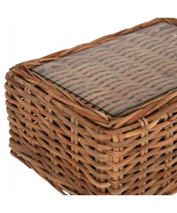 ΣΕΤ ΣΑΛΟΝΙ ΕΞ.ΧΩΡΟΥ TROPEL HM9656 4ΤΜΧ ΦΥΣΙΚΟ RATTAN-ΞΥΛΟ ΜΑΟΝΙ-ΛΕΥΚΑ ΜΑΞΙΛΑΡΙΑ