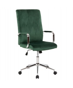 ΚΑΡΕΚΛΑ ΓΡΑΦΕΙΟΥ JOSEF HM1181.03 ΚΥΠΑΡΙΣΣΙ ΒΕΛΟΥΔΟ-INOX ΒΑΣΗ 58x61x105-113Yεκ.