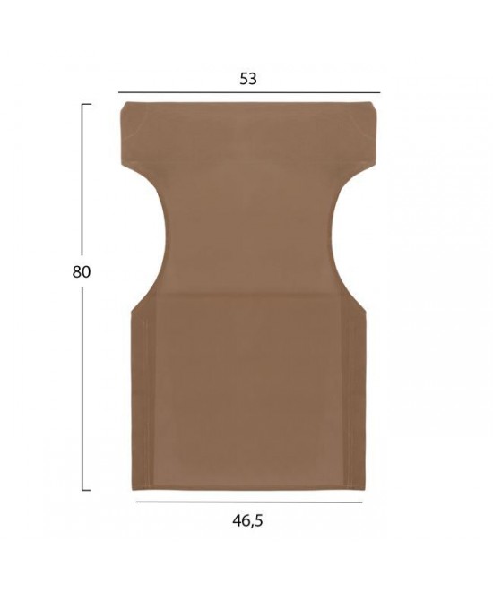 ΜΑΞΙΛΑΡΙ TEXTILENE 600gr/m2 2X1 MOKA ΓΙΑ ΠΟΛΥΘΡΟΝΑ ΣΚΗΝΟΘΕΤΗ HM5272.04 46.5Χ53Χ80Υεκ.