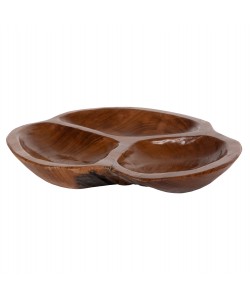 ΕΠΙΤΡΑΠΕΖΙΟ ΔΙΑΚΟΣΜΗΤΙΚΟ ΜΠΟΛ ΞΗΡΩΝ ΚΑΡΠΩΝ HM4272 ΞΥΛΟ ΤΕΑΚ Φ30x4,5Yεκ.