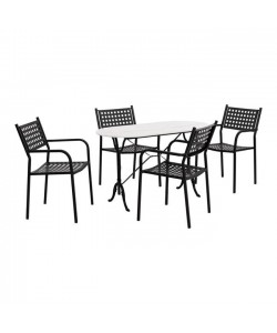 ΣΕΤ 5ΤΜΧ ΕΞΩΤΕΡΙΚΟΥ ΧΩΡΟΥ HM10385 ΜΕ ΜΑΡΜΑΡΙΝΟ ΤΡΑΠΕΖΙ