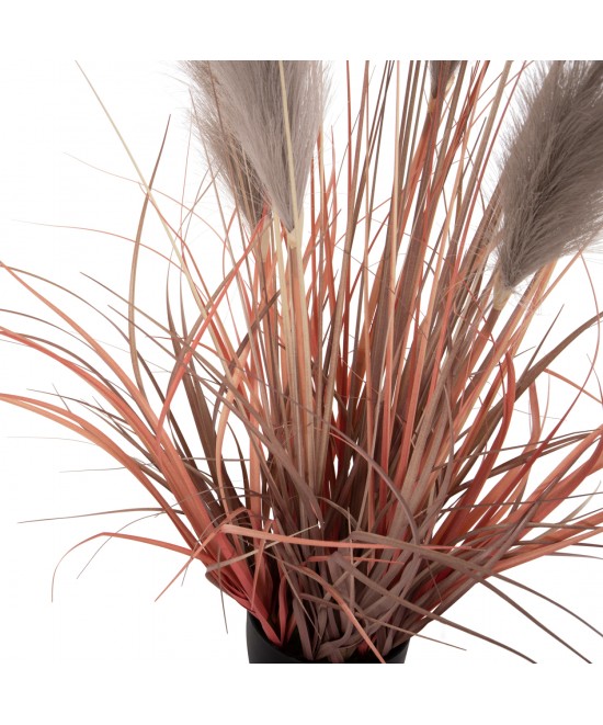 ΔΙΑΚΟΣΜΗΤΙΚΟ ΣΥΝΘΕΤΙΚΟ ΦΥΤΟ ΣΕ ΓΛΑΣΤΡΑ GRASS+FEATHER Φ14,5x12,5-86Υ εκ. HM4015