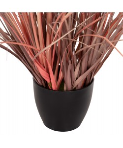 ΔΙΑΚΟΣΜΗΤΙΚΟ ΣΥΝΘΕΤΙΚΟ ΦΥΤΟ ΣΕ ΓΛΑΣΤΡΑ GRASS+FEATHER Φ14,5x12,5-86Υ εκ. HM4015