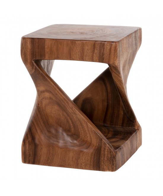 ΣΚΑΜΠΟ GEBO HM9754 ΤΕΤΡΑΓΩΝΟ ΑΠΟ ΞΥΛΟ SUAR ΣΕ ΚΑΡΥΔΙ 35x35x46,5Y εκ.