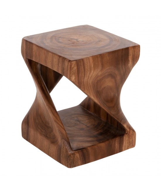 ΣΚΑΜΠΟ GEBO HM9754 ΤΕΤΡΑΓΩΝΟ ΑΠΟ ΞΥΛΟ SUAR ΣΕ ΚΑΡΥΔΙ 35x35x46,5Y εκ.