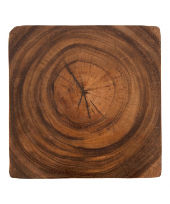 ΣΚΑΜΠΟ GEBO HM9754 ΤΕΤΡΑΓΩΝΟ ΑΠΟ ΞΥΛΟ SUAR ΣΕ ΚΑΡΥΔΙ 35x35x46,5Y εκ.