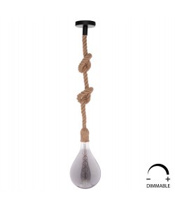 ΛΑΜΠΤΗΡΑΣ LED FILAMENT 8W E27 3000K SMOKE COLOR DIMMABLE  HM4052.03