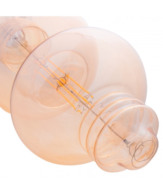 ΛΑΜΠΤΗΡΑΣ LED FILAMENT 8W E27 3000K GOLD COLOR DIMMABLE HM4053.02 ΛΑΜΠΤΗΡΑΣ LED FILAMENT 8W E27 3000K GOLD COLOR DIMMABLE HM4053.02