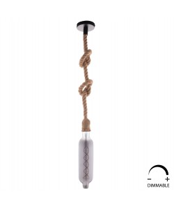 ΛΑΜΠΤΗΡΑΣ JHD-NW7775 LED FILAMENT 8W E27 3000K SMOKE COLOR DIMMABLE  HM4055.03