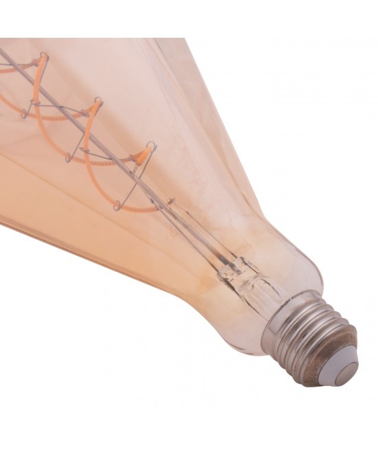 ΛΑΜΠΤΗΡΑΣ LED FILAMENT 8W E27 3000K GOLD COLOR DIMMABLE HM4057 ΛΑΜΠΤΗΡΑΣ LED FILAMENT 8W E27 3000K GOLD COLOR DIMMABLE HM4057