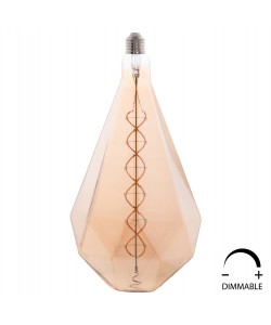 ΛΑΜΠΤΗΡΑΣ LED FILAMENT 8W E27 3000K GOLD COLOR DIMMABLE HM4057