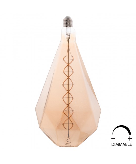 ΛΑΜΠΤΗΡΑΣ LED FILAMENT 8W E27 3000K GOLD COLOR DIMMABLE HM4057 ΛΑΜΠΤΗΡΑΣ LED FILAMENT 8W E27 3000K GOLD COLOR DIMMABLE HM4057