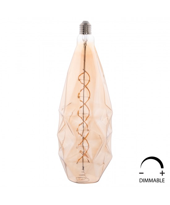 ΛΑΜΠΤΗΡΑΣ LED FILAMENT 8W E27 3000K GOLD COLOR DIMMABLE HM4058 ΛΑΜΠΤΗΡΑΣ LED FILAMENT 8W E27 3000K GOLD COLOR DIMMABLE HM4058