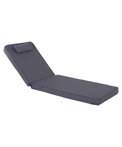 ΜΑΞΙΛΑΡΙ ΞΑΠΛΩΣΤΡΑΣ TEXTILENE 600gr SIFNOS ΓΚΡΙ HM11236.30T 196(117+1+78)x58x9εκ.