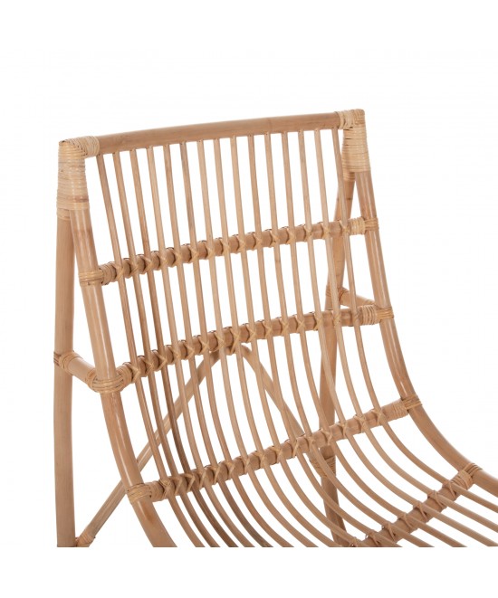 ΠΟΛΥΘΡΟΝΑ GRINN HM9815.01 ΡΑΒΔΟΙ RATTAN ΣΕ ΦΥΣΙΚΟ 56,5x73,5x79,5Υ εκ.