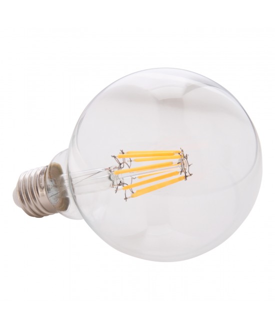 ΛΑΜΠΤΗΡΑΣ GLOBO LED FILAMENT 8W E27 3000K ΔΙΑΦΑΝΟΣ DIMMABLE HM4050.01 ΛΑΜΠΤΗΡΑΣ GLOBO LED FILAMENT 8W E27 3000K ΔΙΑΦΑΝΟΣ DIMMABLE HM4050.01