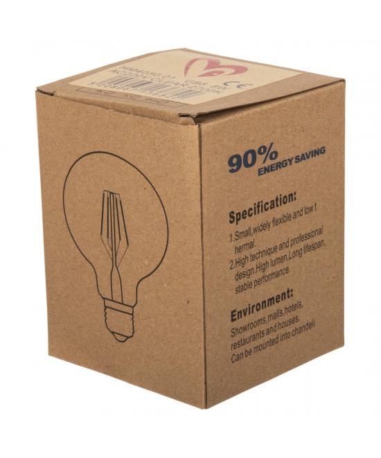 ΛΑΜΠΤΗΡΑΣ GLOBO LED FILAMENT 8W E27 3000K ΔΙΑΦΑΝΟΣ DIMMABLE HM4050.01 ΛΑΜΠΤΗΡΑΣ GLOBO LED FILAMENT 8W E27 3000K ΔΙΑΦΑΝΟΣ DIMMABLE HM4050.01